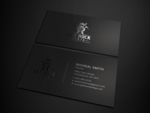 Business Card Design by Tripti Ranjan Gain for The Rock Ninja | Design: #20296649