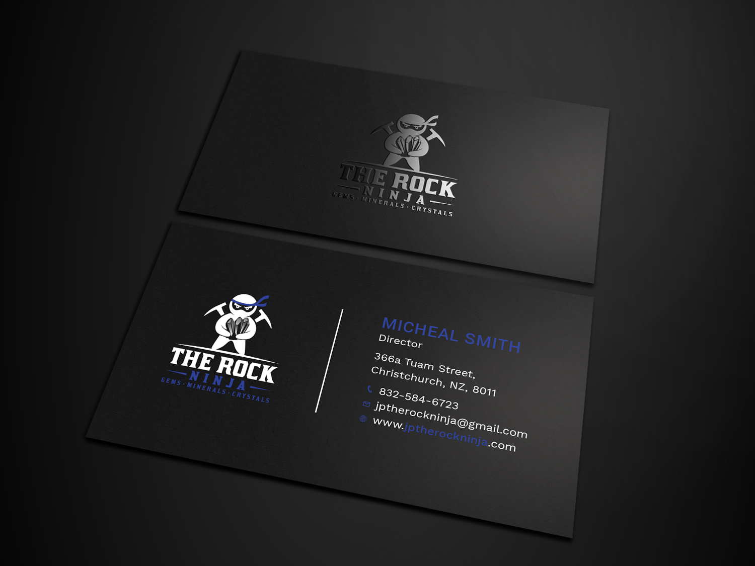 Business Card Design by Tripti Ranjan Gain for The Rock Ninja | Design #20296650
