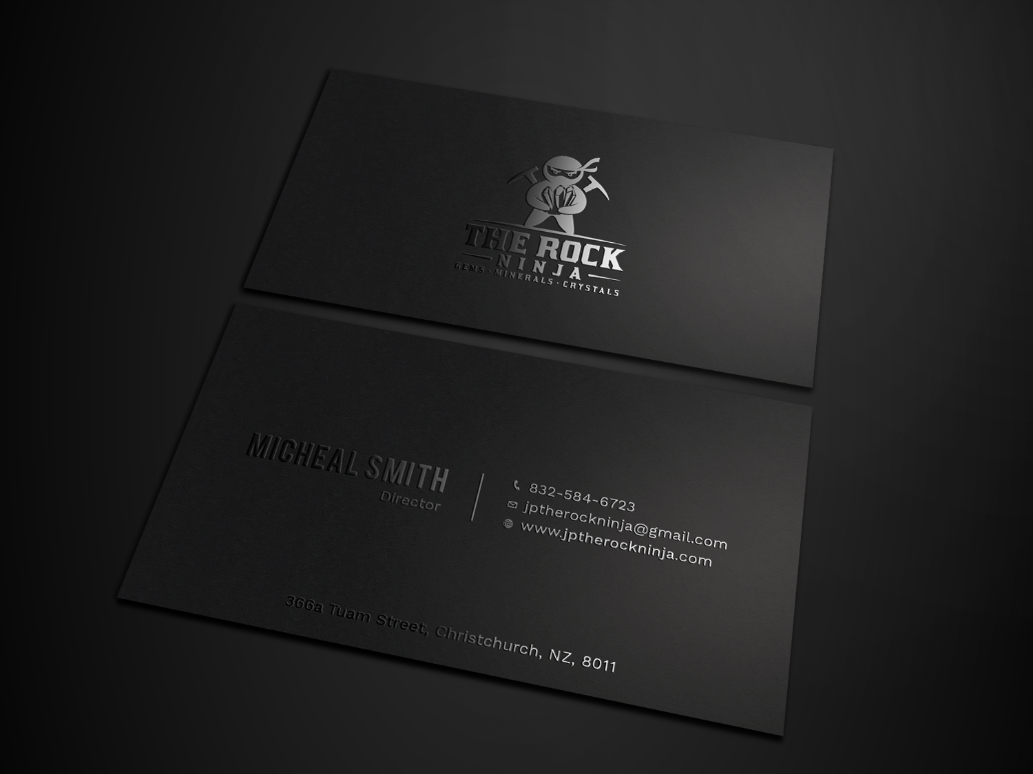 Business Card Design by Tripti Ranjan Gain for The Rock Ninja | Design #20296654