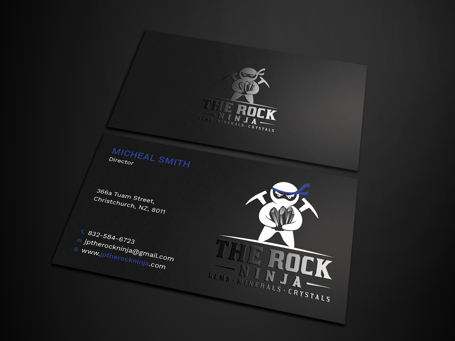 Business Card Design by Tripti Ranjan Gain for The Rock Ninja | Design #20296656