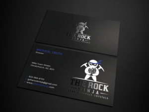 Business Card Design by Tripti Ranjan Gain for The Rock Ninja | Design: #20296656