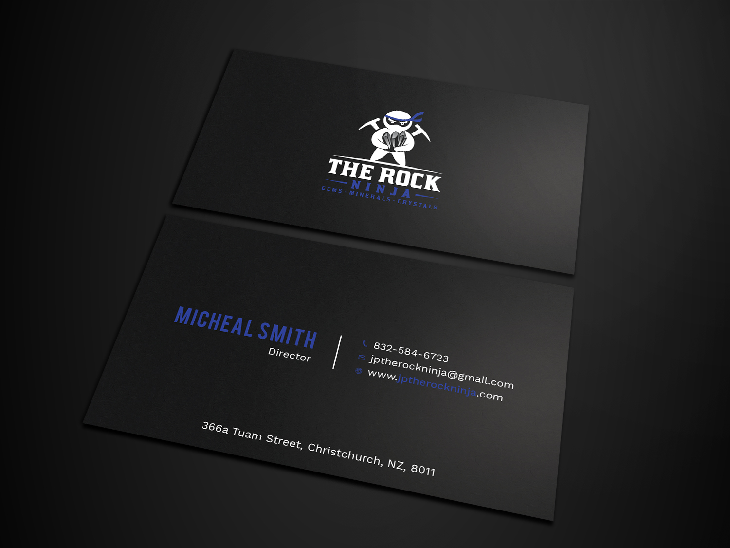 Business Card Design by Tripti Ranjan Gain for The Rock Ninja | Design #20296657