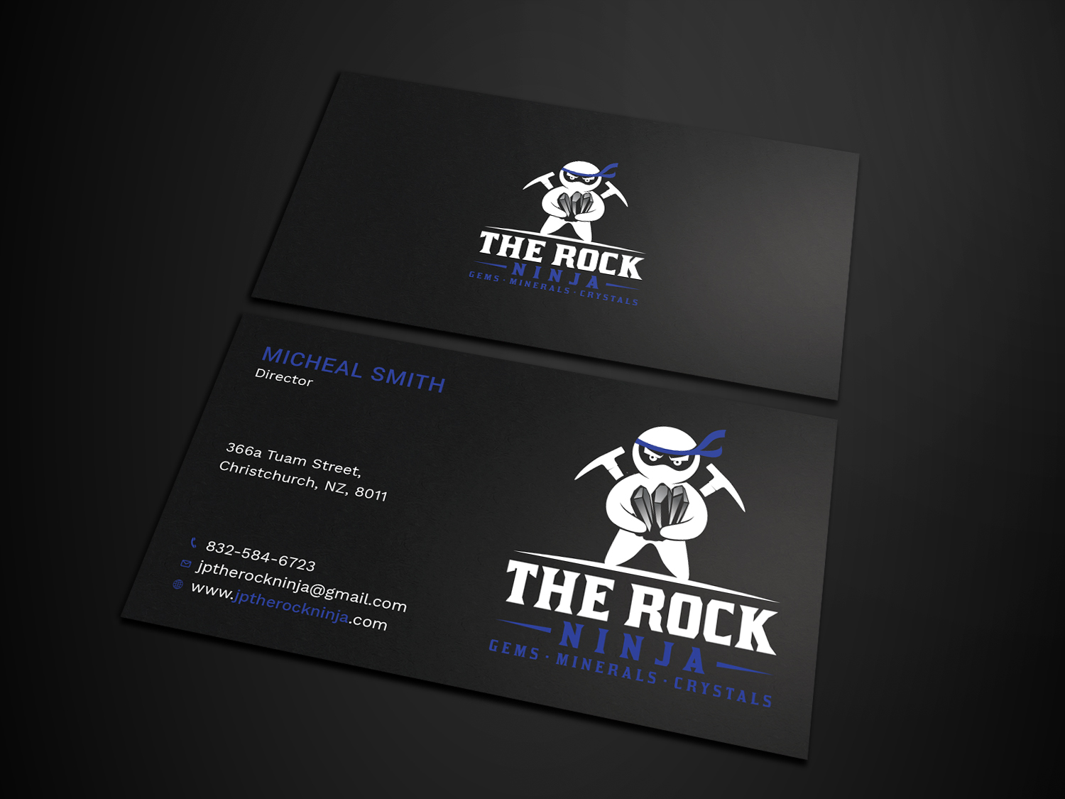 Business Card Design by Tripti Ranjan Gain for The Rock Ninja | Design #20296658