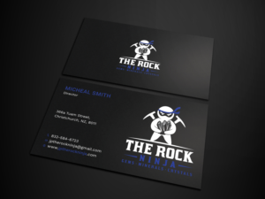 Business Card Design by Tripti Ranjan Gain for The Rock Ninja | Design: #20296658