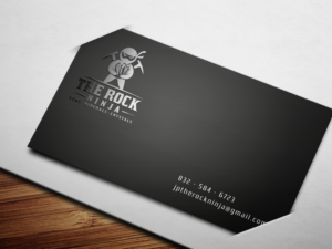 Business Card Design by Moumita_ for The Rock Ninja | Design: #20301402