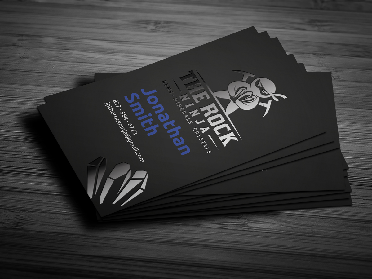 Business Card Design by Moumita_ for The Rock Ninja | Design #20301891