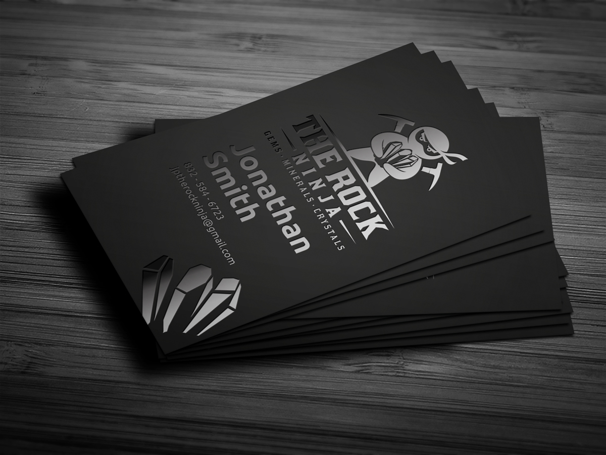 Business Card Design by Moumita_ for The Rock Ninja | Design #20301892