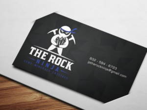 Business Card Design by Moumita_ for The Rock Ninja | Design: #20309222