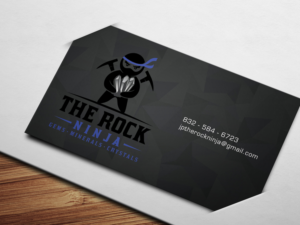 Business Card Design by Moumita_ for The Rock Ninja | Design: #20309224