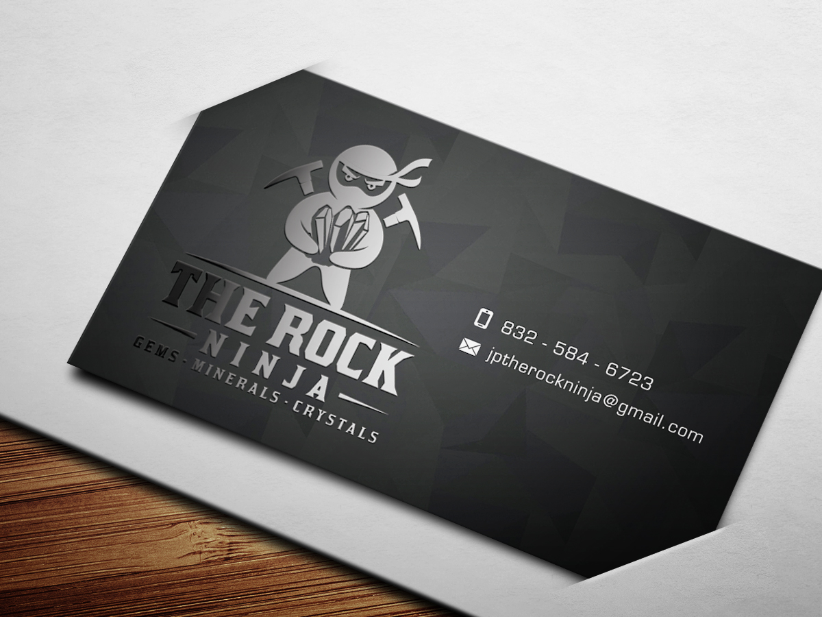 Visitenkarten-Design von Moumita_ für The Rock Ninja | Design #20331787
