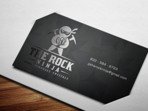 Business Card Design by Moumita_ for The Rock Ninja | Design: #20331790