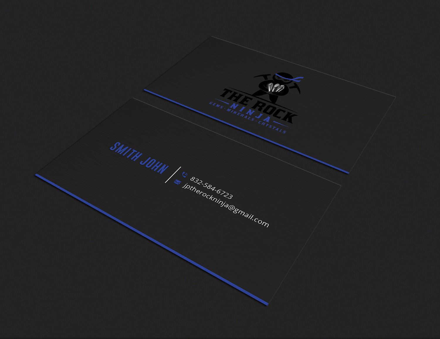 Business Card Design by Bold Pixels for The Rock Ninja | Design #20323970