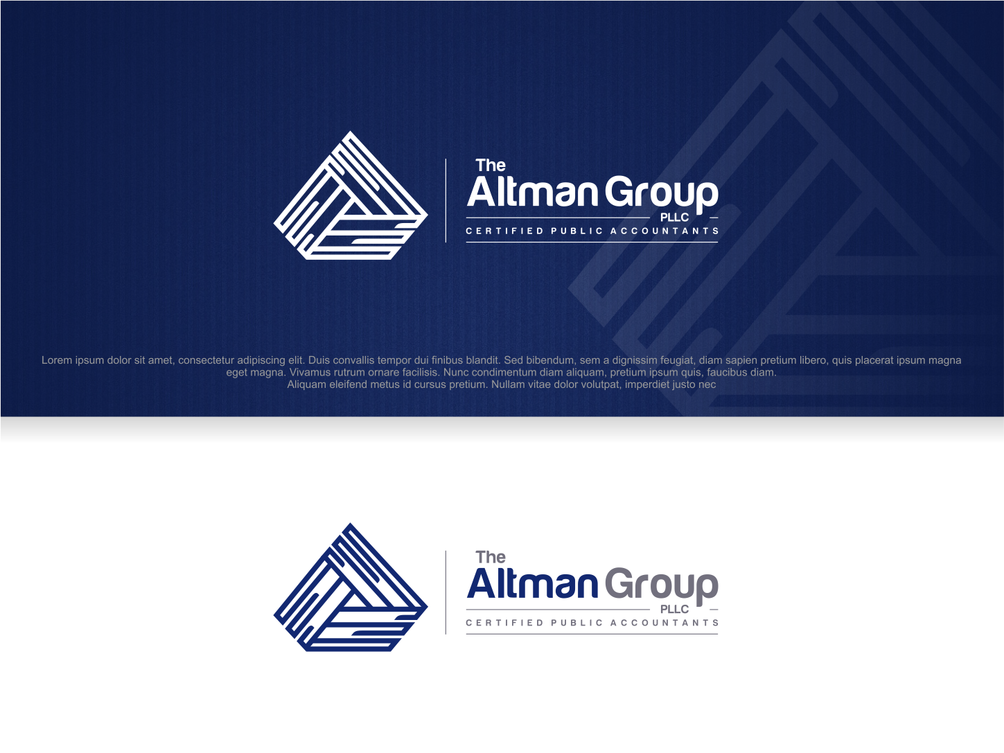 Logo Design by artswolf for The Altman Group PLLC | Design #20324347