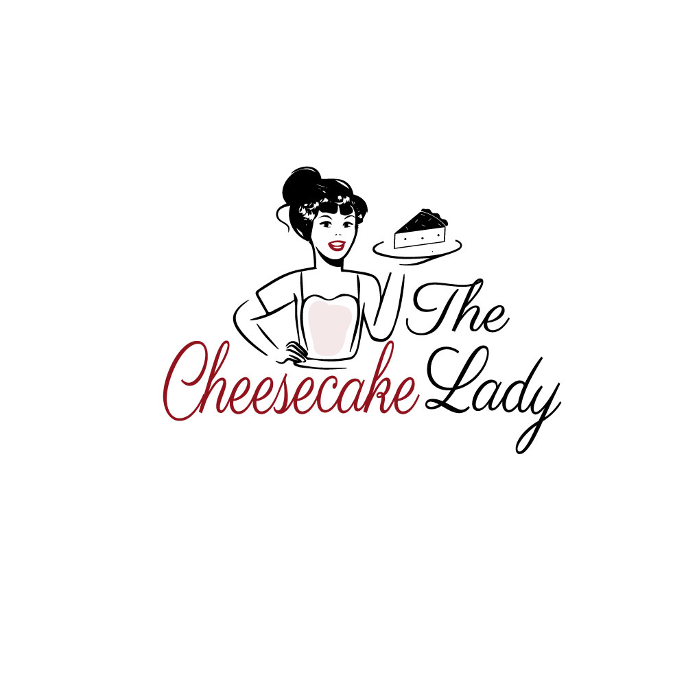 Logo Design by lindavector for The Cheesecake Lady  | Design #20346123