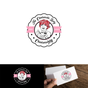 Logo Design by zatsukiki for The Cheesecake Lady  | Design #20351166