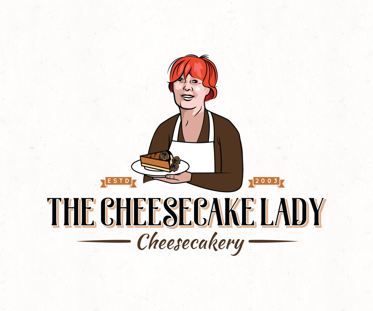 Logo Design by 91.kremena.petrova for The Cheesecake Lady  | Design #20300945