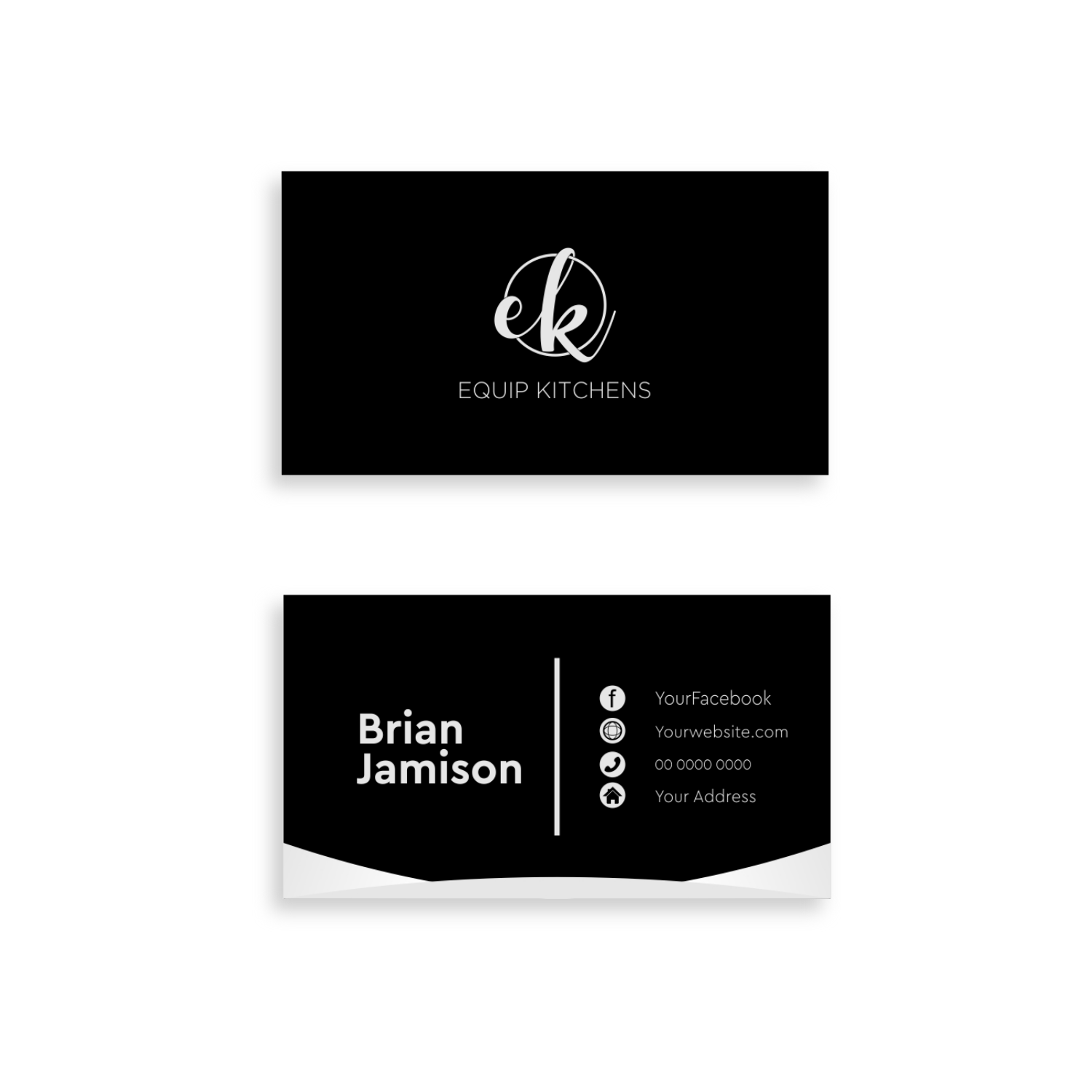 Business Card Design by zatsukiki for equip kitchens | Design #20320586