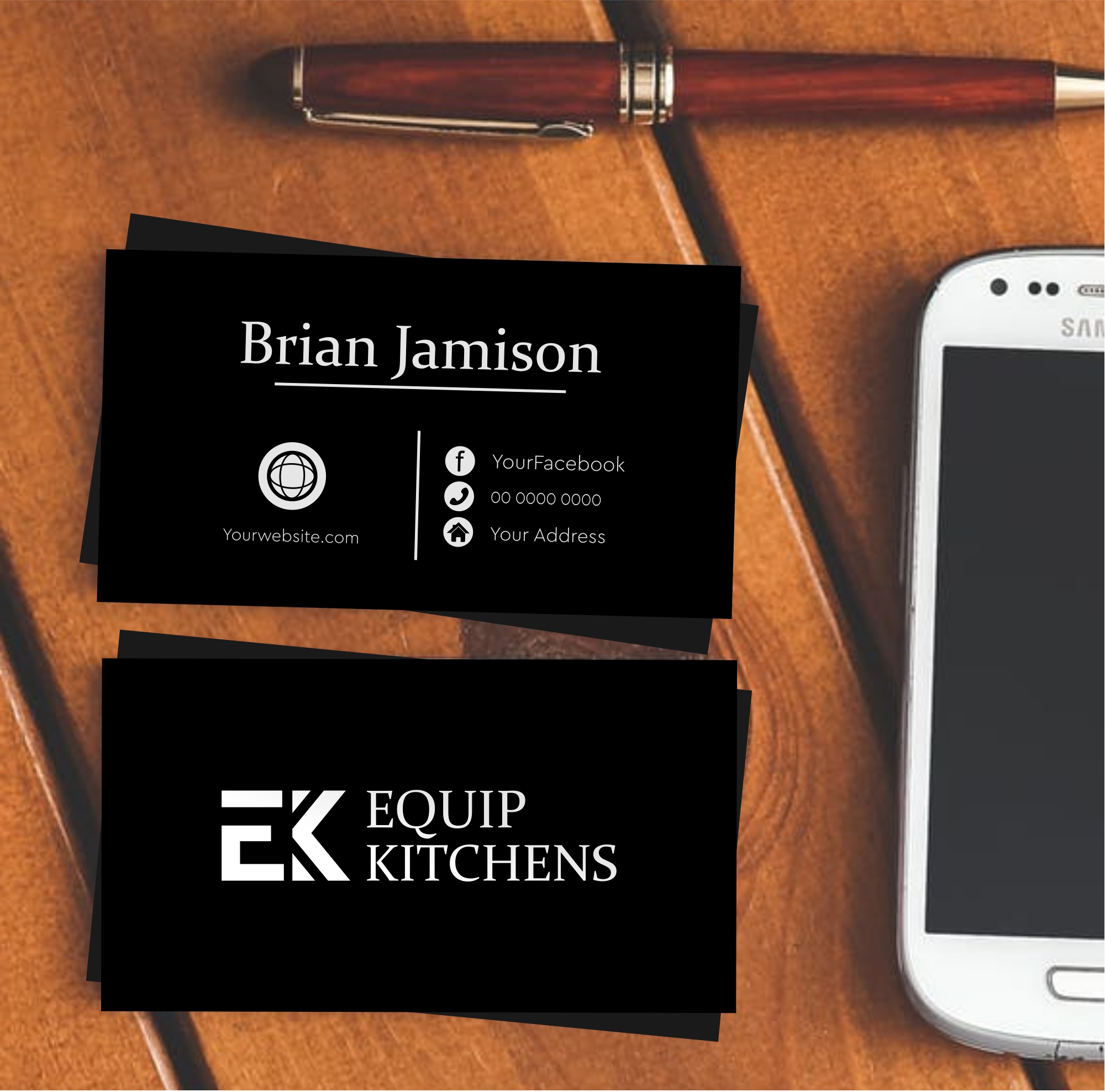 Business Card Design by zatsukiki for equip kitchens | Design #20342210