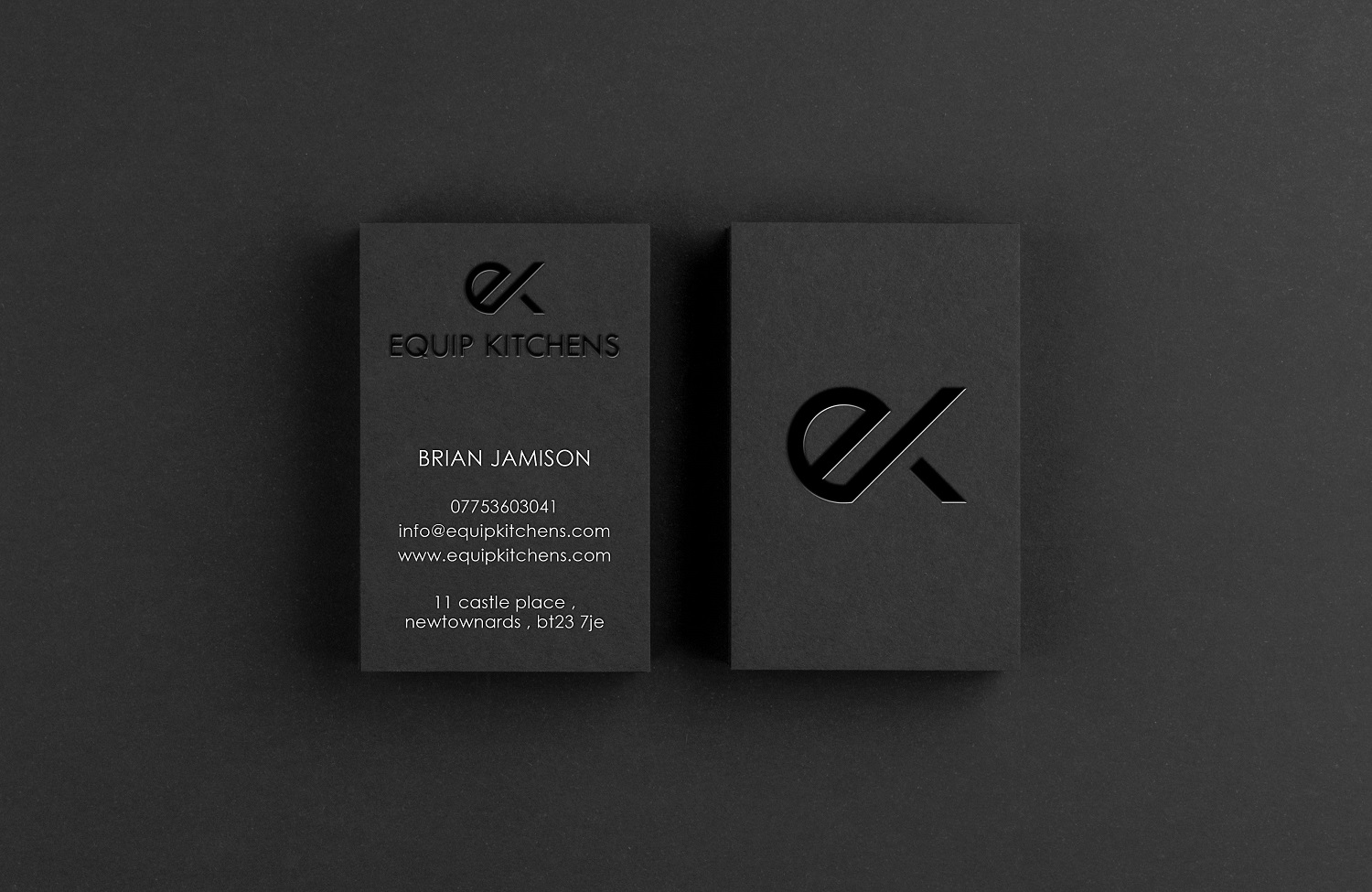 Business Card Design by Tripti Ranjan Gain for equip kitchens | Design #20312802