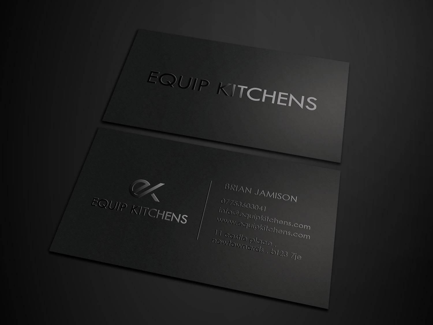 Diseño de Tarjeta de Presentación por Tripti Ranjan Gain para equip kitchens | Diseño #20312808