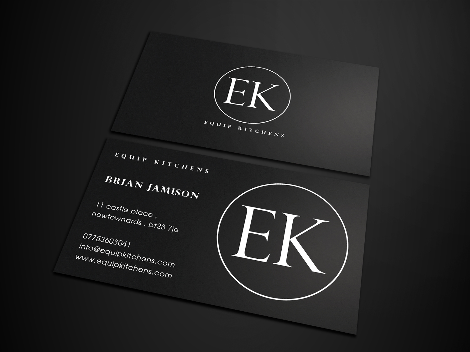 Diseño de Tarjeta de Presentación por Tripti Ranjan Gain para equip kitchens | Diseño #20312852