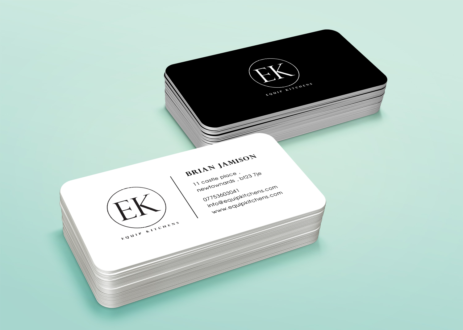 Diseño de Tarjeta de Presentación por Tripti Ranjan Gain para equip kitchens | Diseño #20312853
