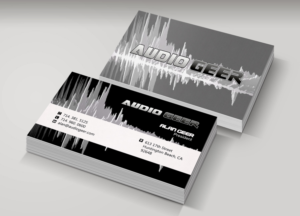 Visitenkarten-Design von Pixi Dust für Audio Geer, Inc | Design: #20301546