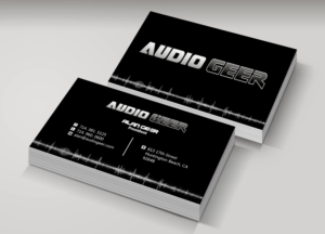 Visitenkarten-Design von Pixi Dust für Audio Geer, Inc | Design: #20301558