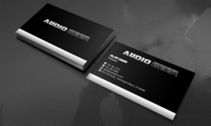 Visitenkarten-Design von Pixi Dust für Audio Geer, Inc | Design: #20301588