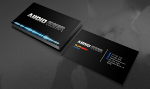 Visitenkarten-Design von Pixi Dust für Audio Geer, Inc | Design: #20301589