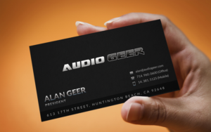 Business Card Design by  Artman for Audio Geer, Inc | Design: #20313017