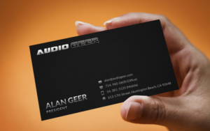 Business Card Design by  Artman for Audio Geer, Inc | Design: #20313200