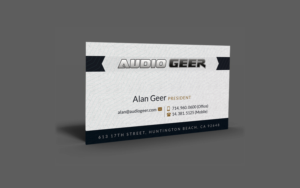 Visitenkarten-Design von  Artman für Audio Geer, Inc | Design: #20317860