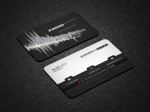 Visitenkarten-Design von Riz' für Audio Geer, Inc | Design #20318598