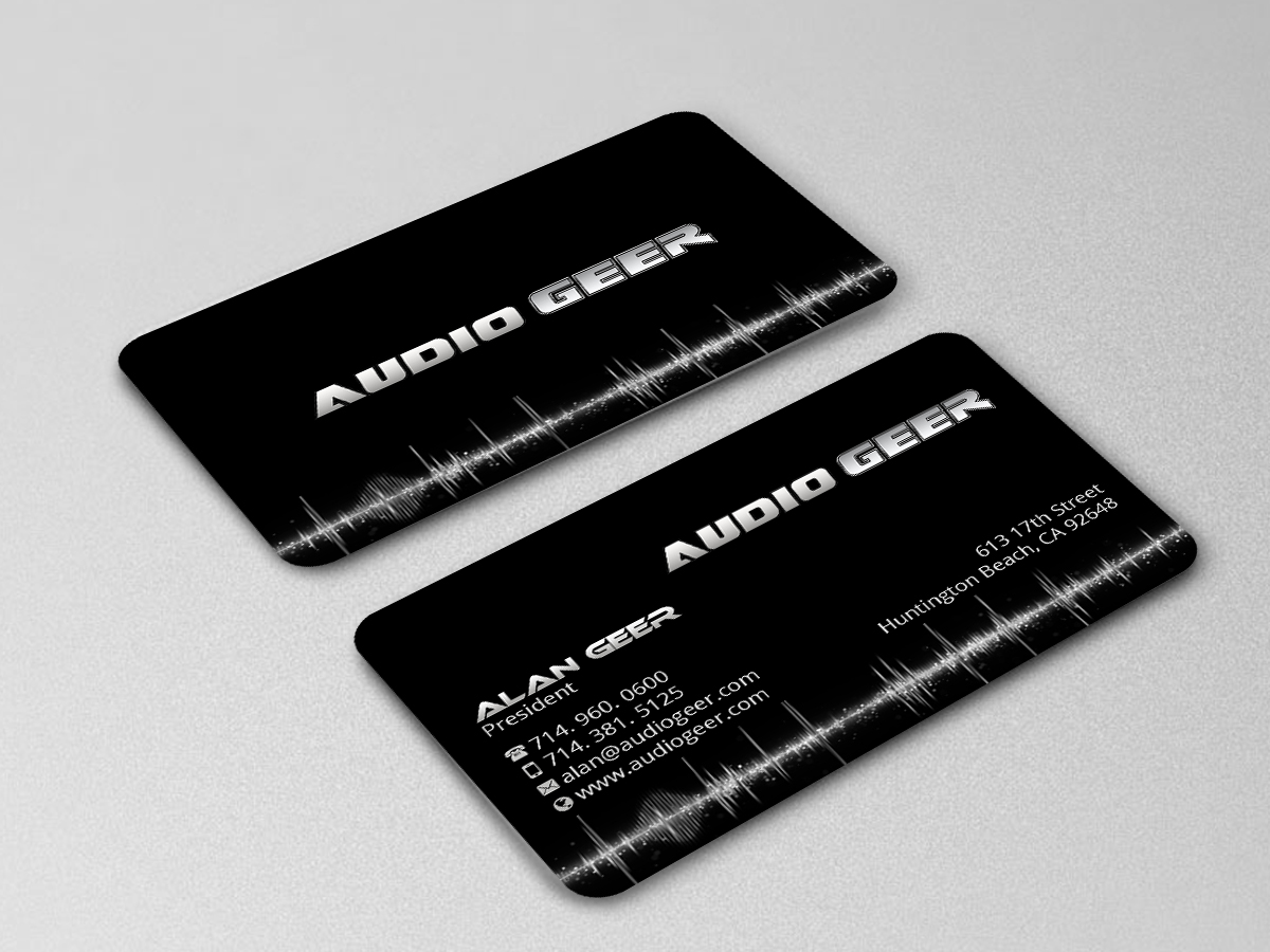 Business Card Design by Creations Box 2015 for Audio Geer, Inc | Design #20299285