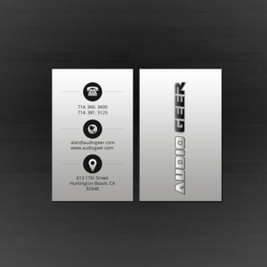 Business Card Design by Creations Box 2015 for Audio Geer, Inc | Design: #20299293