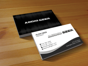 Business Card Design by Creations Box 2015 for Audio Geer, Inc | Design: #20299855