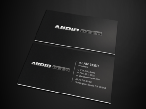 Business Card Design by Tripti Ranjan Gain for Audio Geer, Inc | Design: #20306963