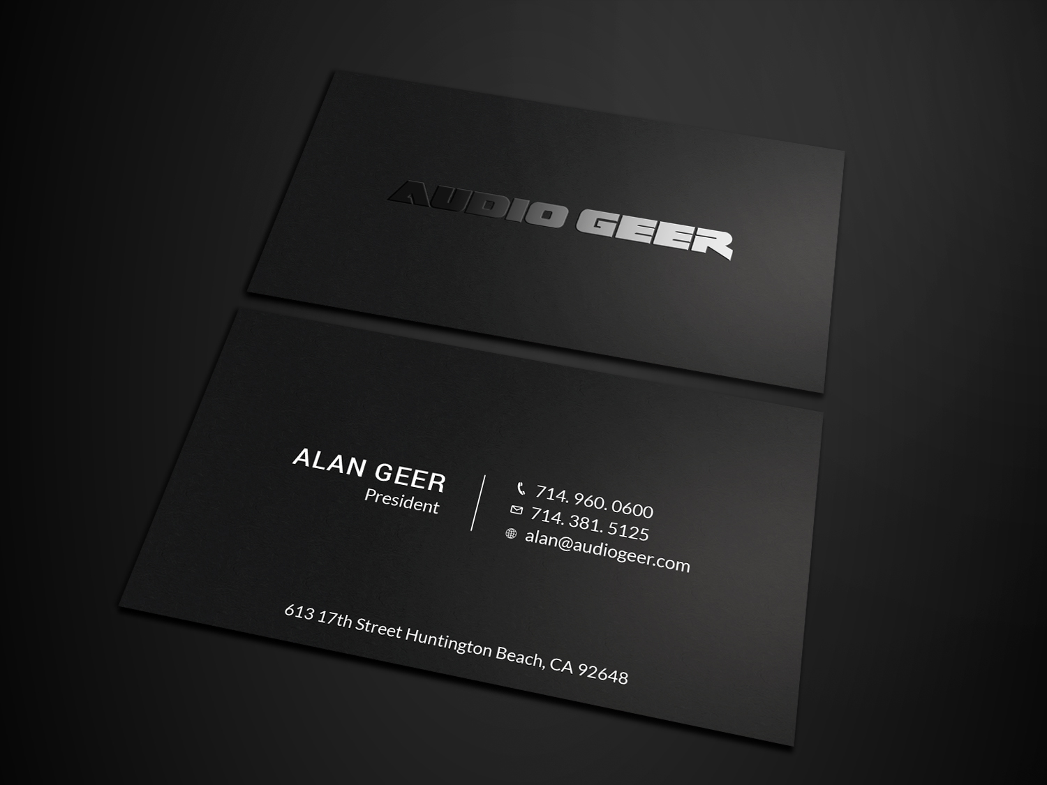 Business Card Design by Tripti Ranjan Gain for Audio Geer, Inc | Design #20306967
