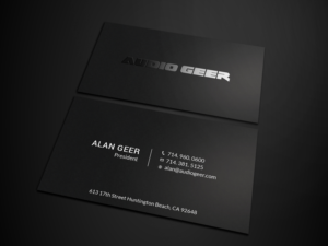 Business Card Design by Tripti Ranjan Gain for Audio Geer, Inc | Design: #20306967
