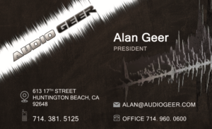 Visitenkarten-Design von mahmoud 88 für Audio Geer, Inc | Design #20318778