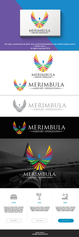 Merimbula Airport Operations  | Logo Design by Riv.