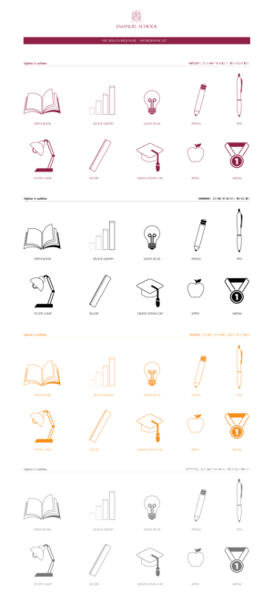 Emanuel School Infographics for HSC brochure | Graphic Design by cherry