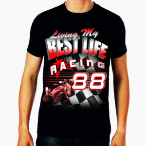 Racing T-shirt graphic | T-shirt Design by edge design