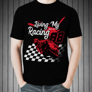 Racing T-shirt graphic | T-shirt Design by Aistikart