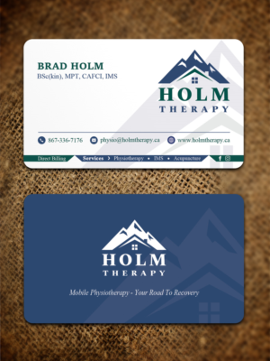 Business Card for a mobile physiotherapy company | Design de Carte de Visite par Sandaruwan