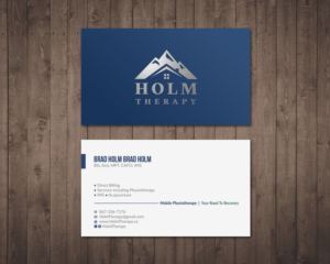 Business Card for a mobile physiotherapy company | Business Card Design by OxonoArt