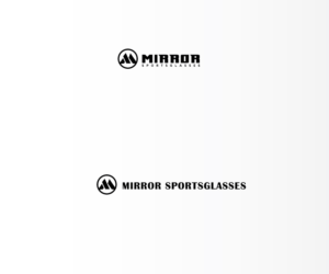 'Mirror Sportsglasses'. As described in the task description, the logo shouldn't be that big. Therefore we are not yet sure if we want to have this text displayed on the logo.  An option could be to just use the text 'Mirror', or use just the letter 'M', or don't use text. Use your own imagination, I hope to see a great design of yours! | Logo Design by GreenLamp