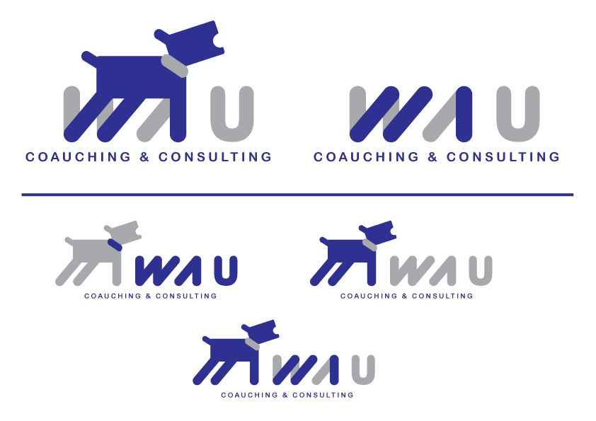 Logo-Design von Andrea Hoffman 3 für Wau-Coaching & Consulting Carolin Jünger | Design #20341385
