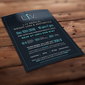 Botox & Bubbles Blowout for an Aesthetic practice | Flyer-Design von GraphicsGuru